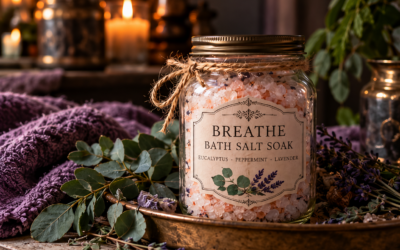 Breathe Bath Salt Soak: A Simple Herbal Bath for the Cold Season