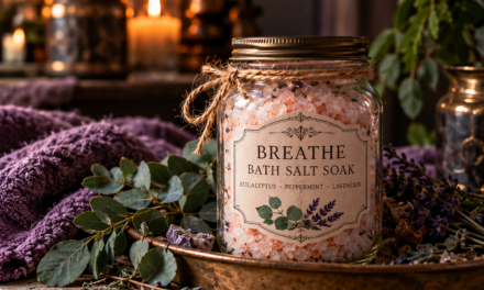 Breathe Bath Salt Soak: A Simple Herbal Bath for the Cold Season