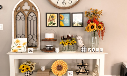 Sunflower Console Table