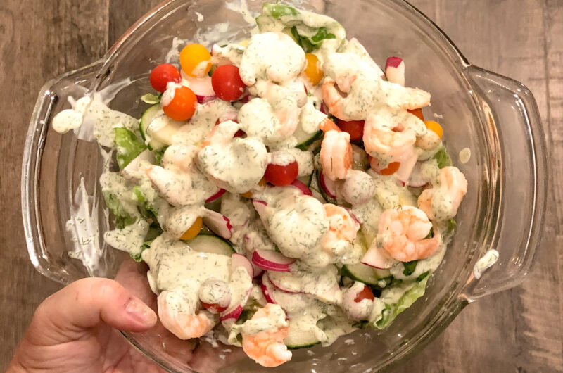Shrimp Salad with Creamy Dill Dressing