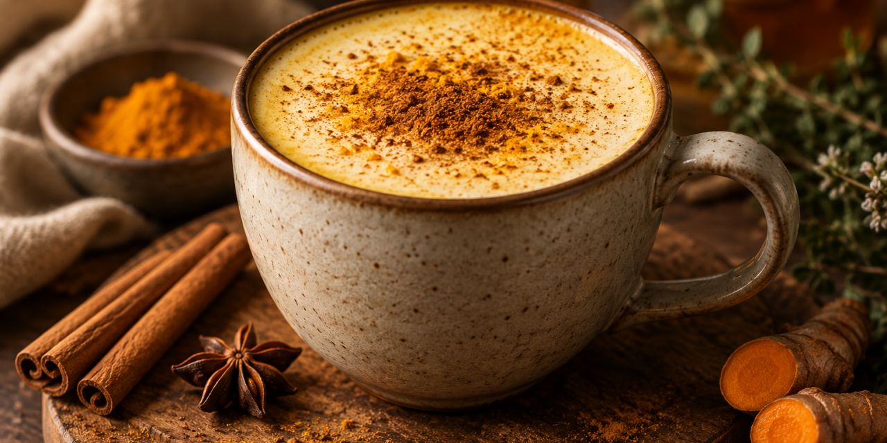 Turmeric Golden Latte Recipe: Cozy Golden Milk with Warming Spices