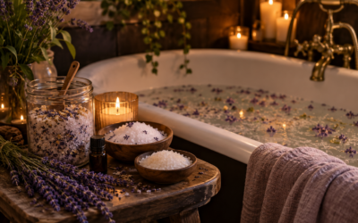 simple herbal bath soak for restful sleep