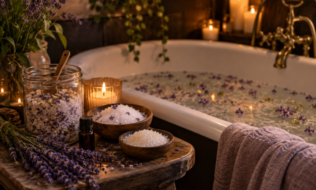 simple herbal bath soak for restful sleep