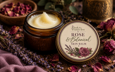 Rose & Botanical Skin Balm: A Nourishing Homemade Skincare Recipe